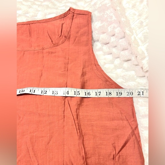 Luneh Casual Set RoundNeck Ruffle Hem Tank-Top,High-Waist,Wide-Leg Pant,Size Lg - Picture 9 of 11